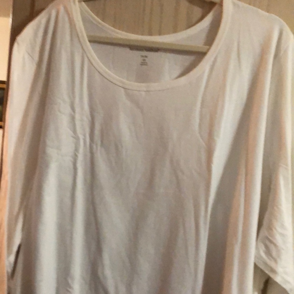 Woman’s within 4X plus size white blouse